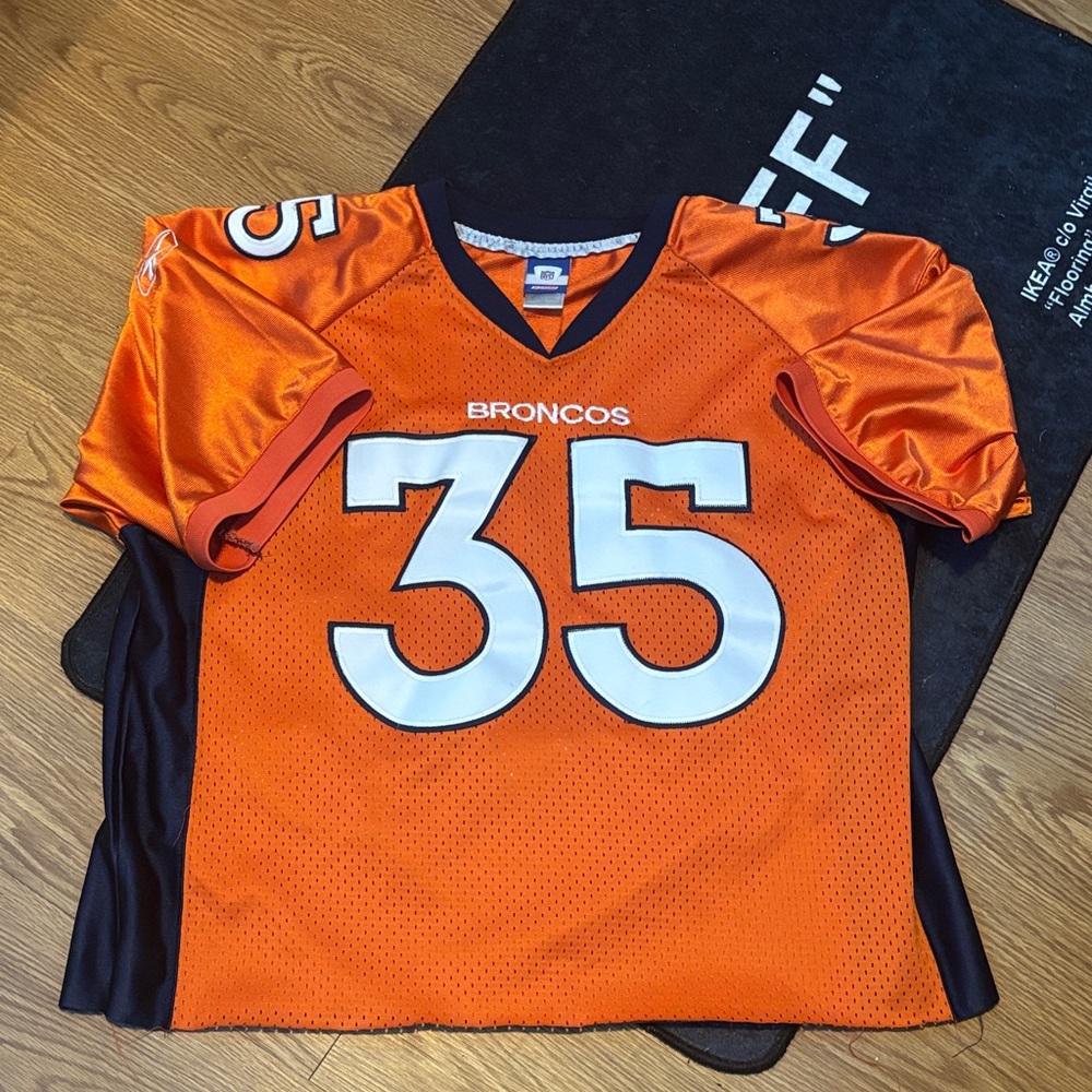 Reebok Denver Broncos Jersey Number 35 (Young)